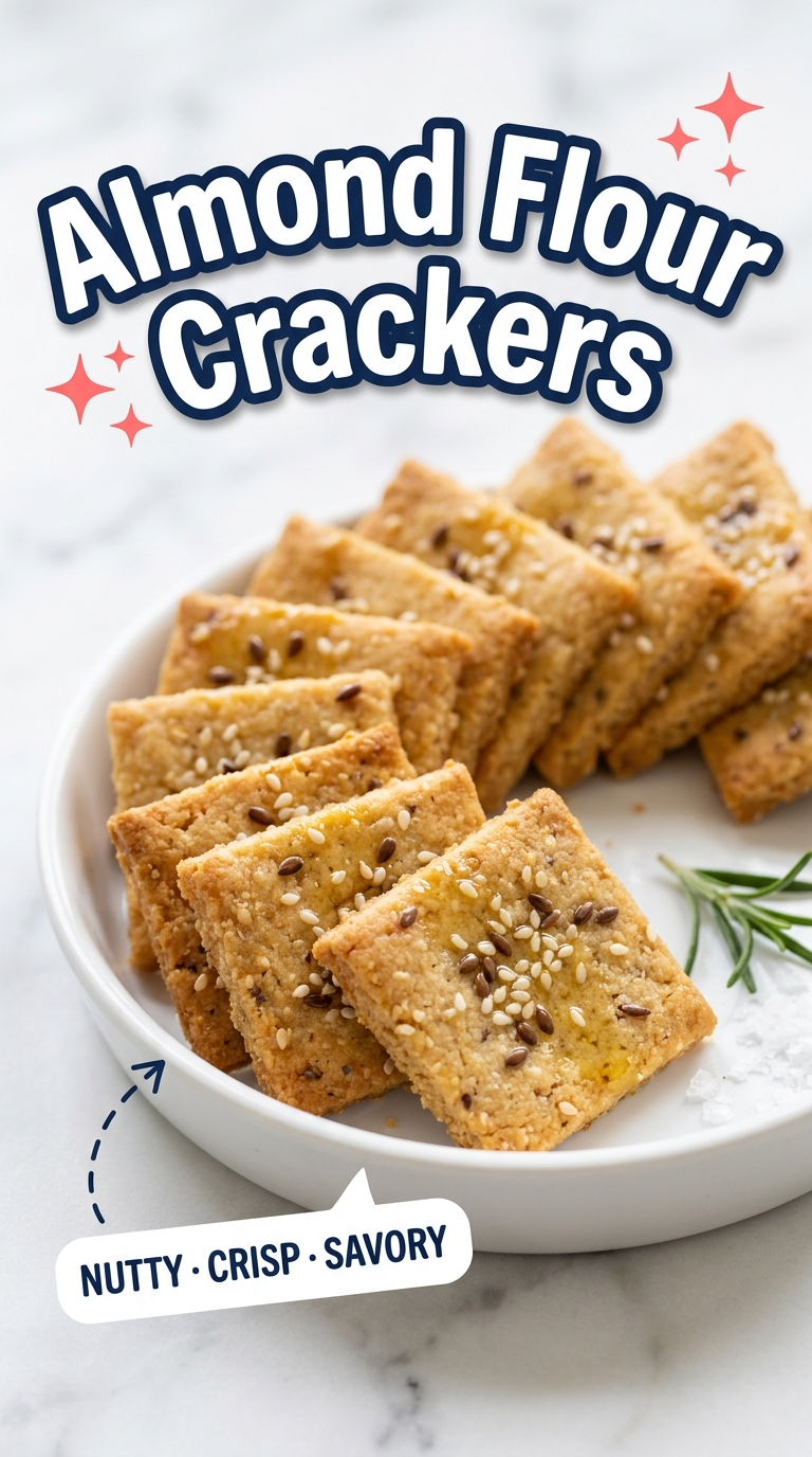 almond flour crackers