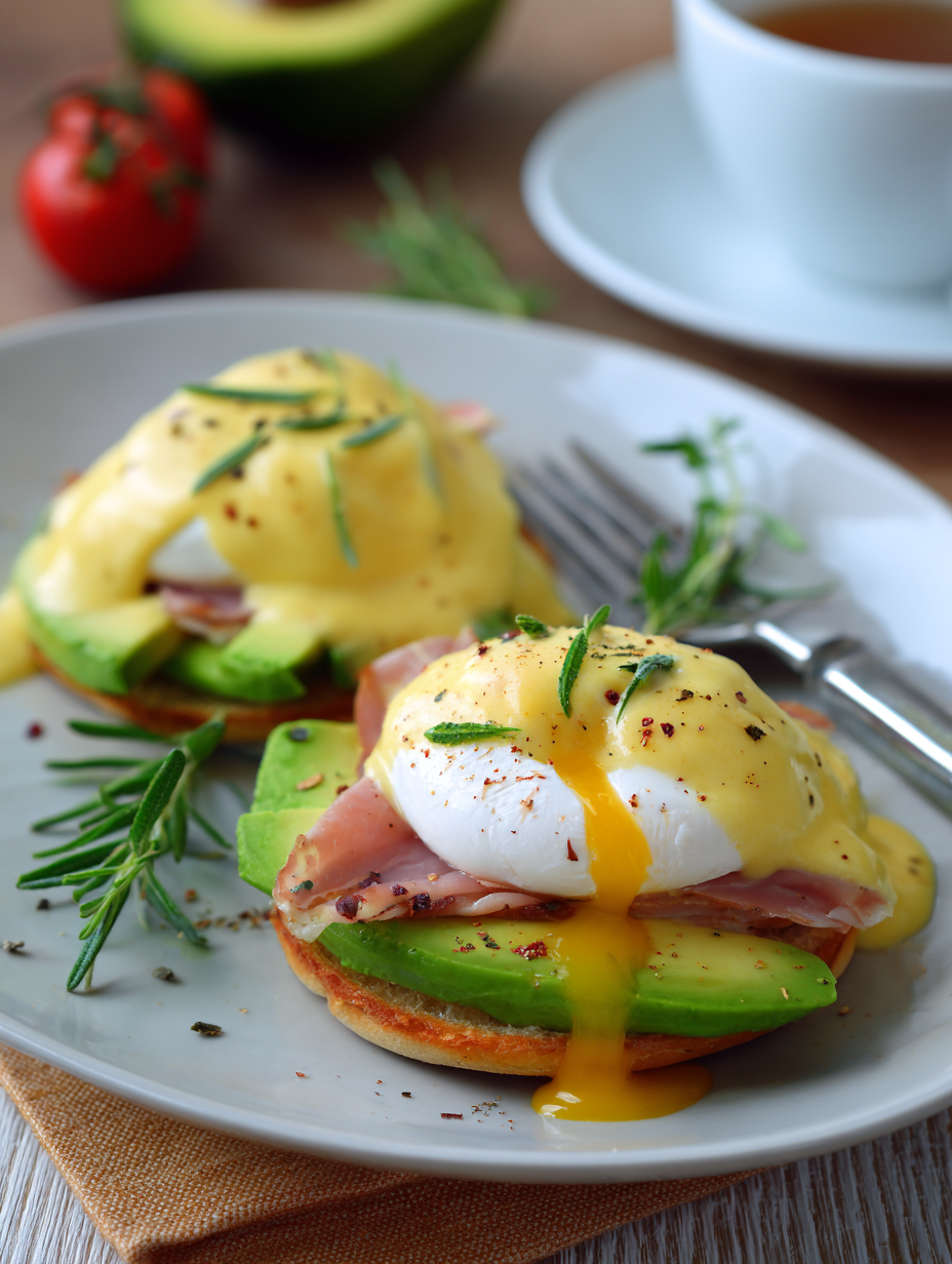 Avocado Eggs Benedict Recipe