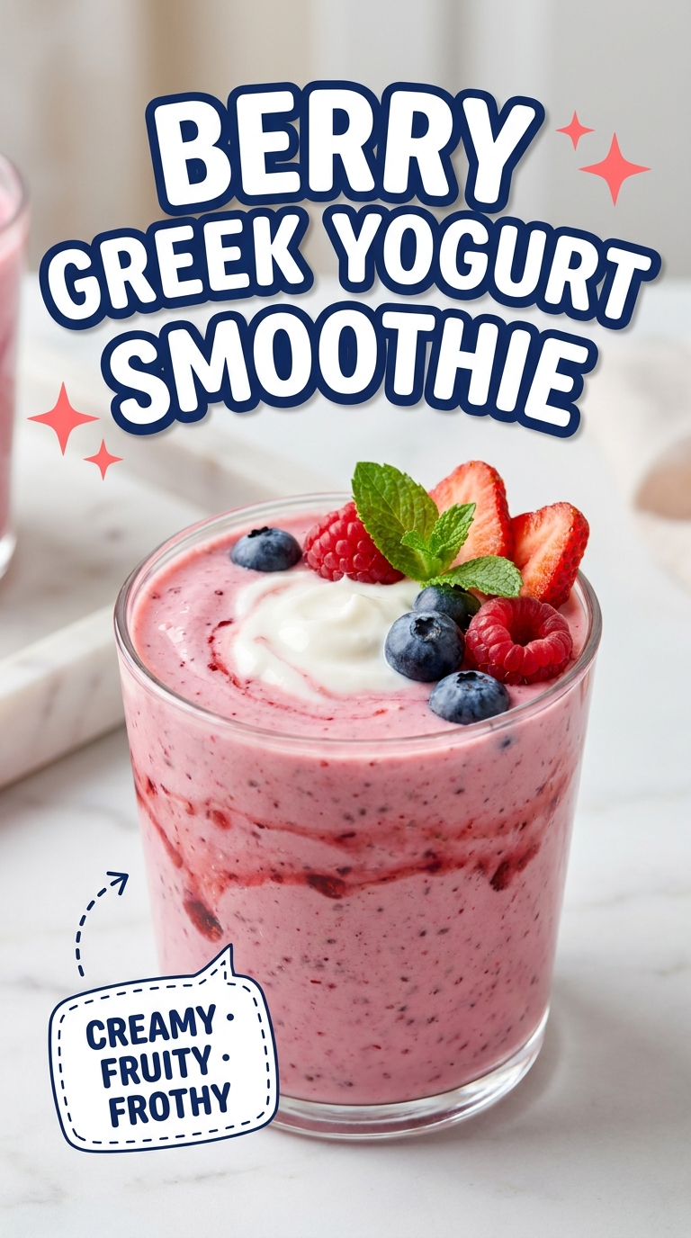 berry yogurt smoothie