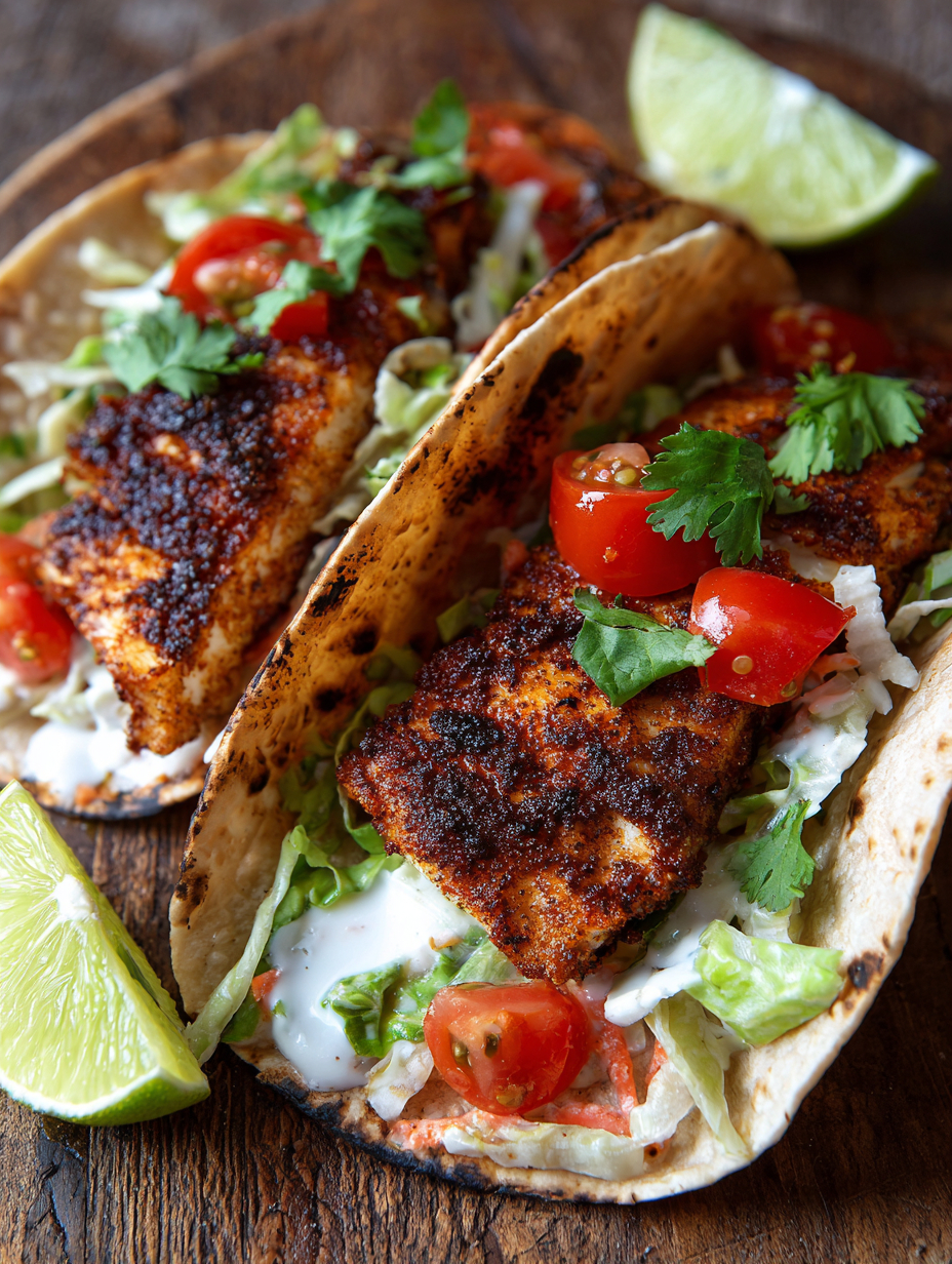 Blackened Fish Tacos Recipe