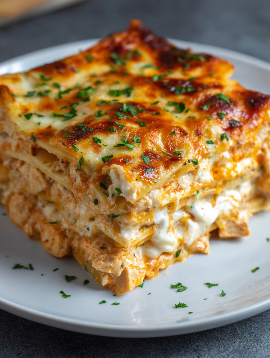 Buffalo Chicken Lasagna