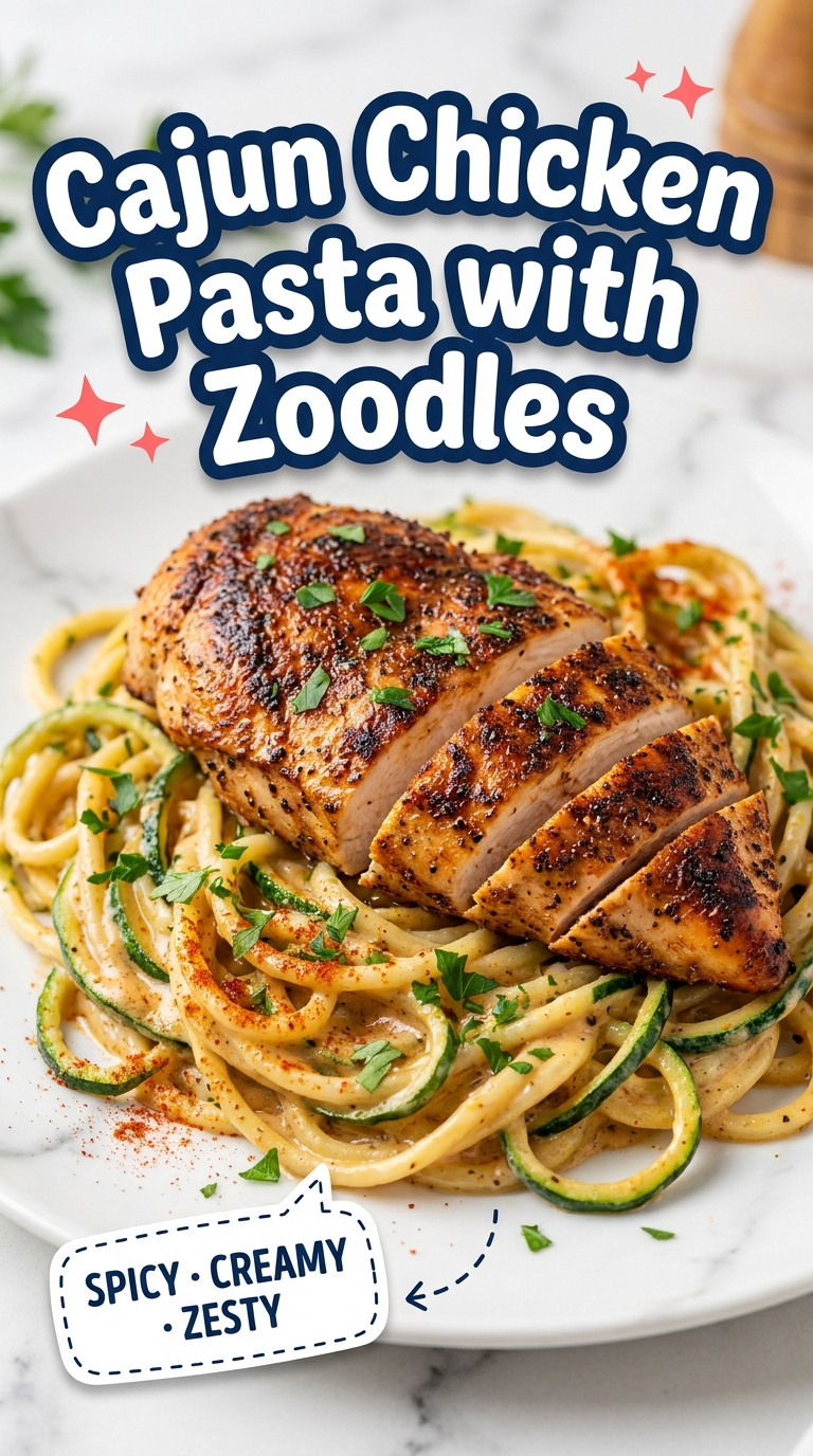cajun chicken zoodles