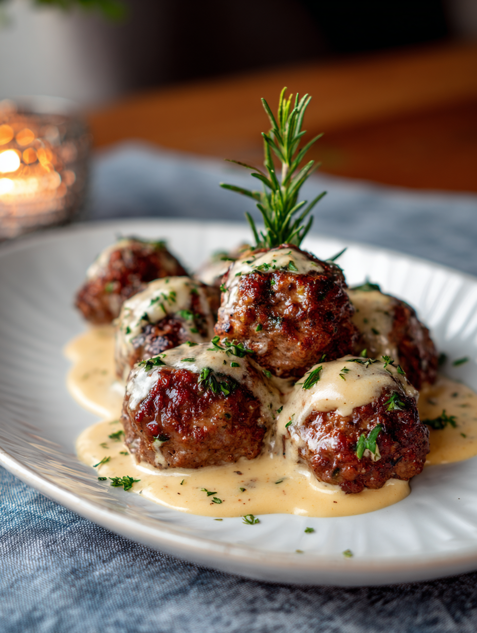 Carnivore Creamy Meatballs