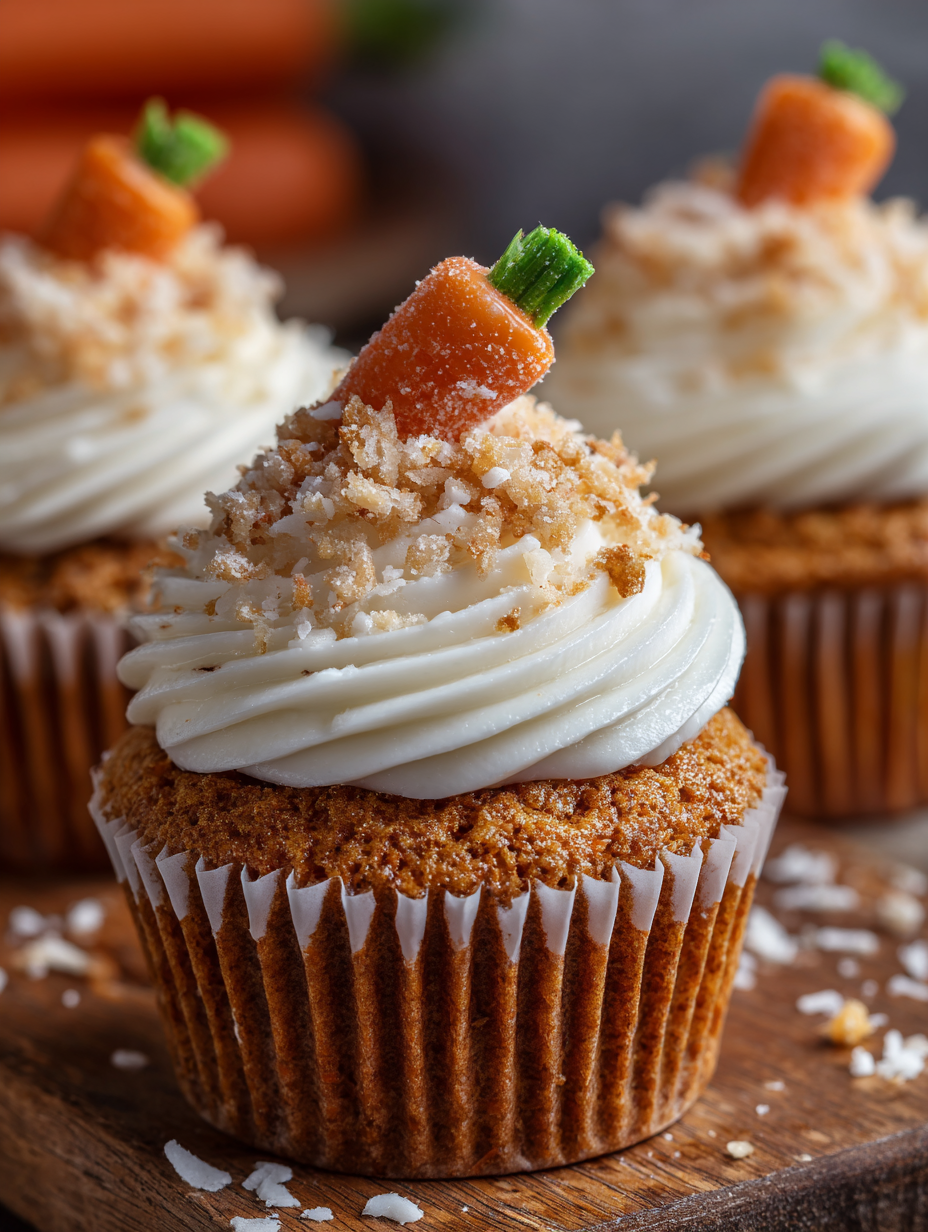 Carrot Cake Cupcakes Recipe
