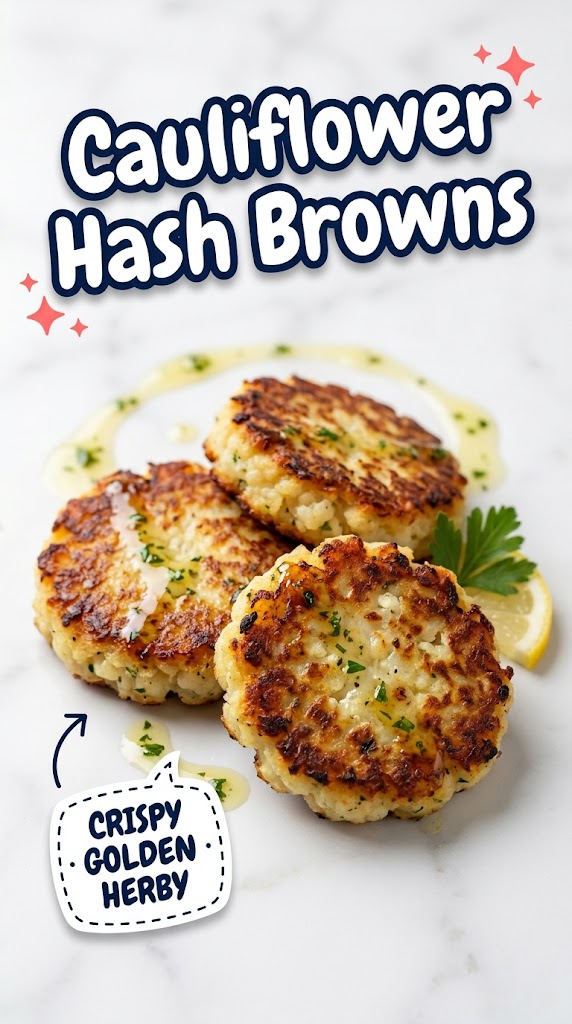 cauliflower hash browns