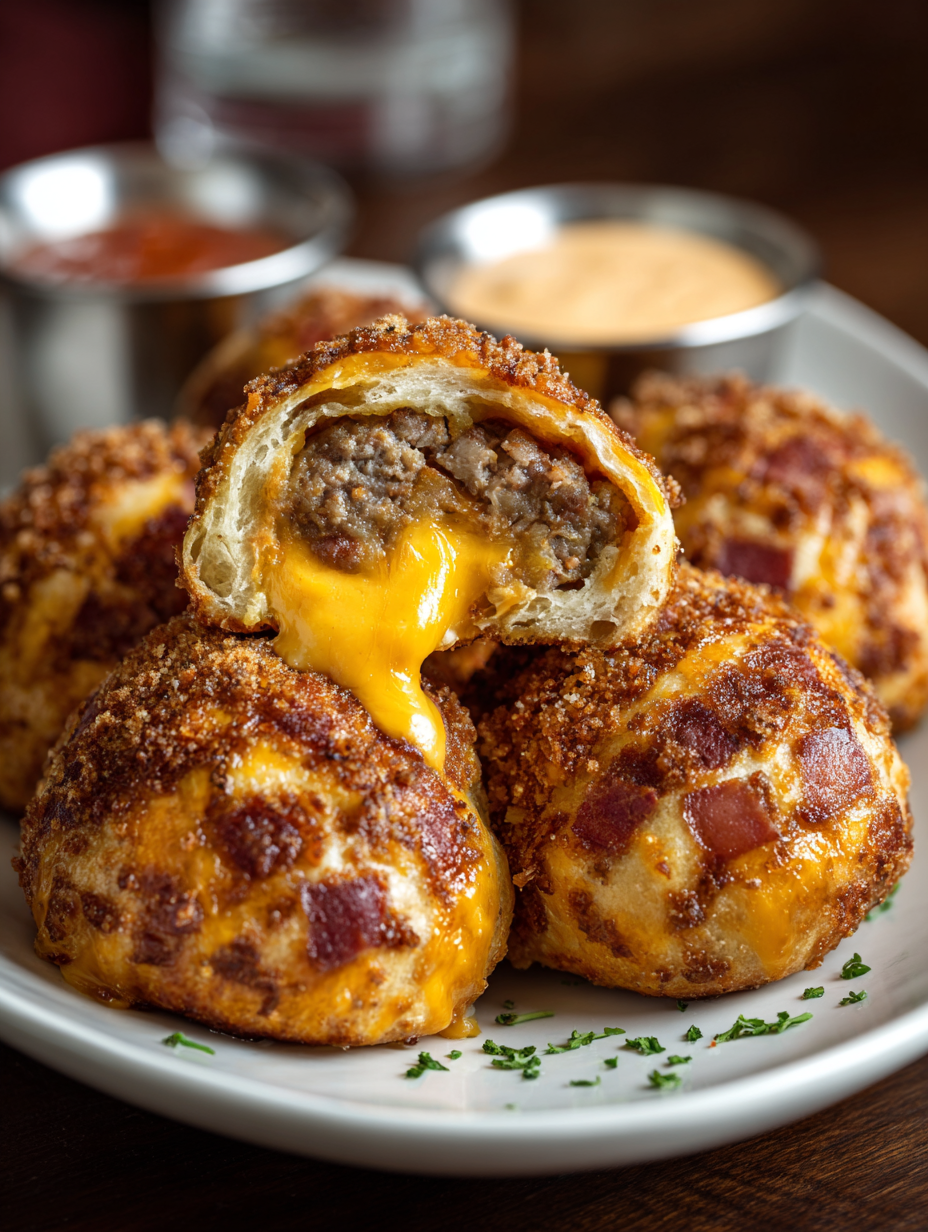 Cheeseburger Bombs