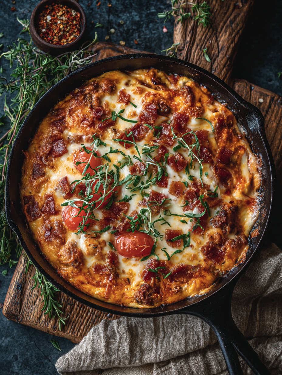 Cheesy Baked Skillet