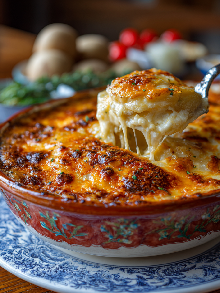 Cheesy Scalloped Potatoes Recipe