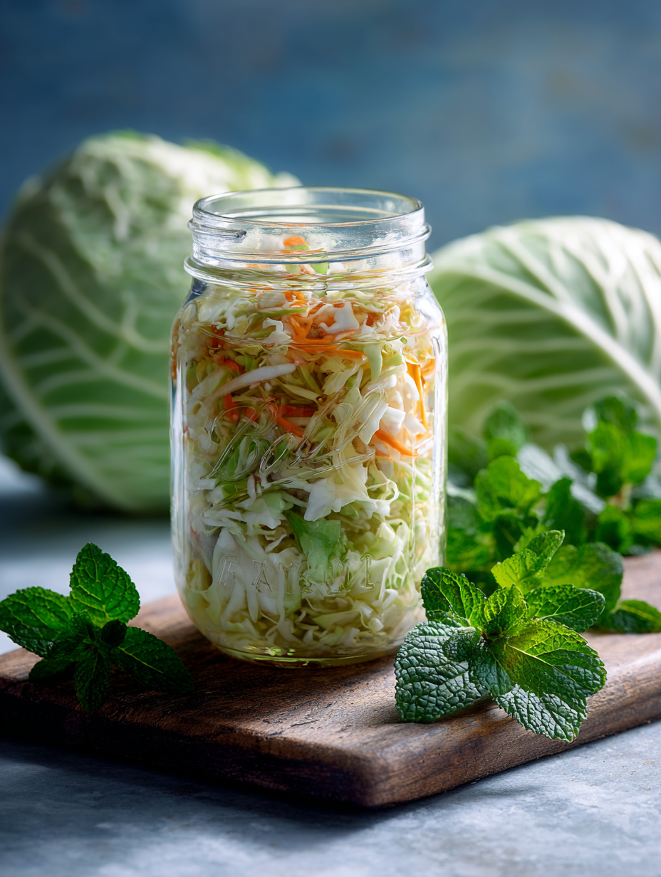 Classic Gut-Boosting Fermented Cabbage Slaw