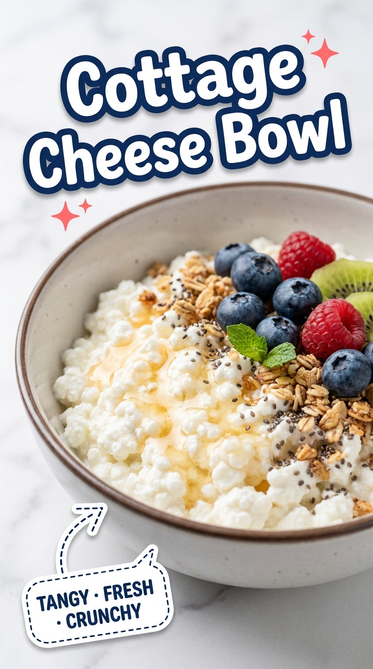 cottage cheese breakfast bowl
