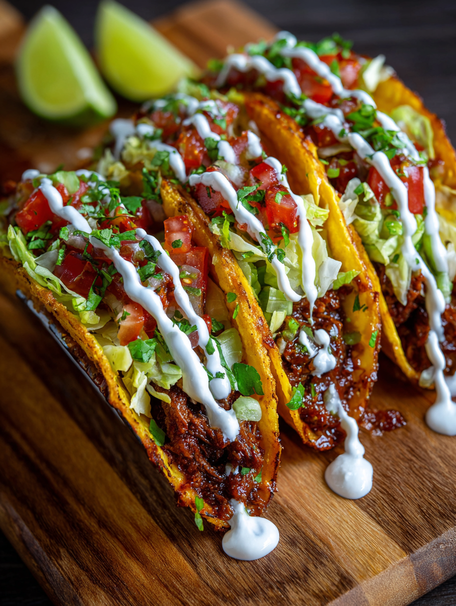 Crispy Beef Tacos