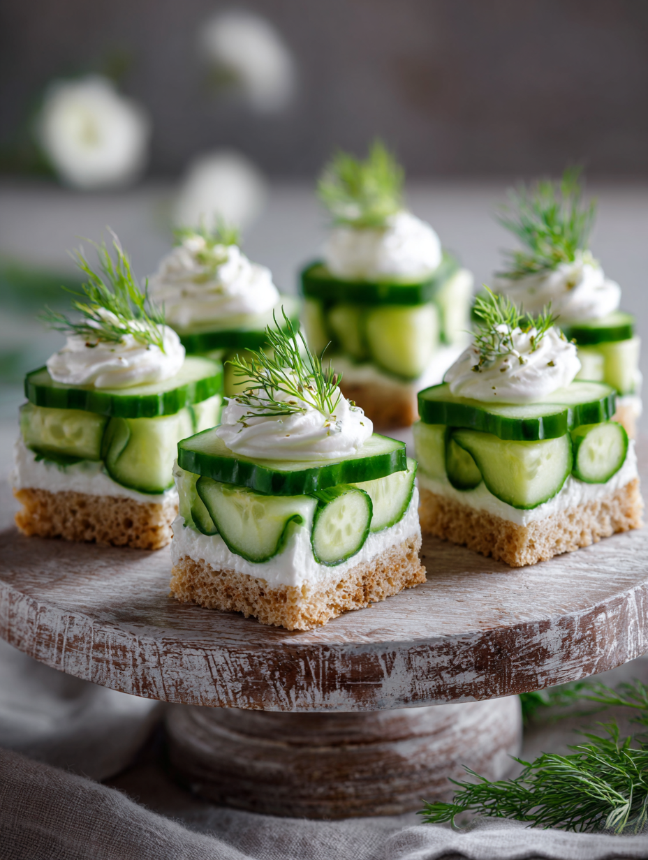 Cucumber Tea Sandwiches Recipe