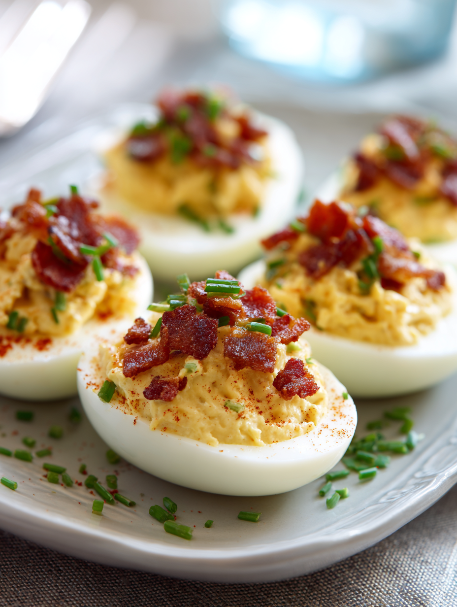 Deviled Eggs With Bacon Recipe
