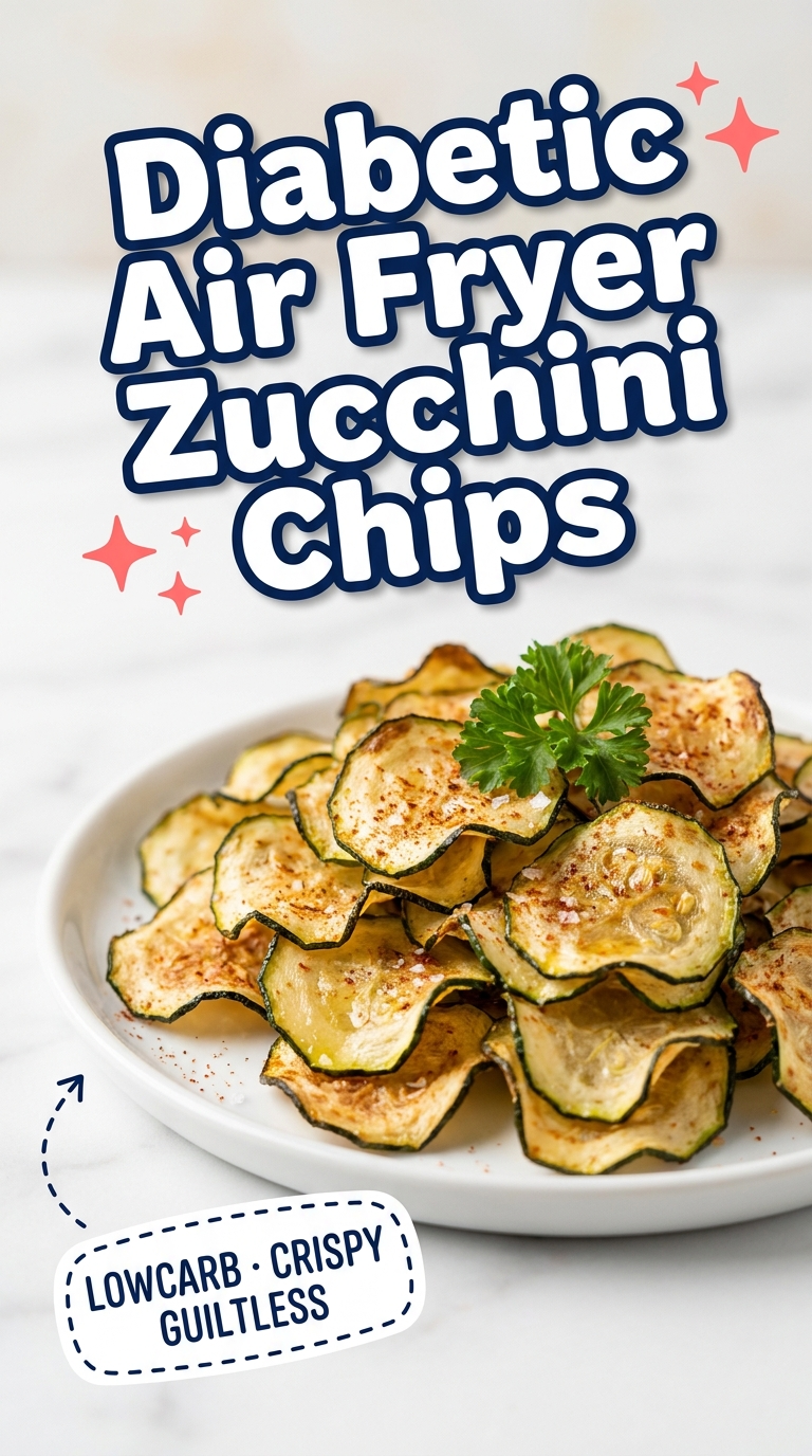 diabetic air fryer zucchini chips