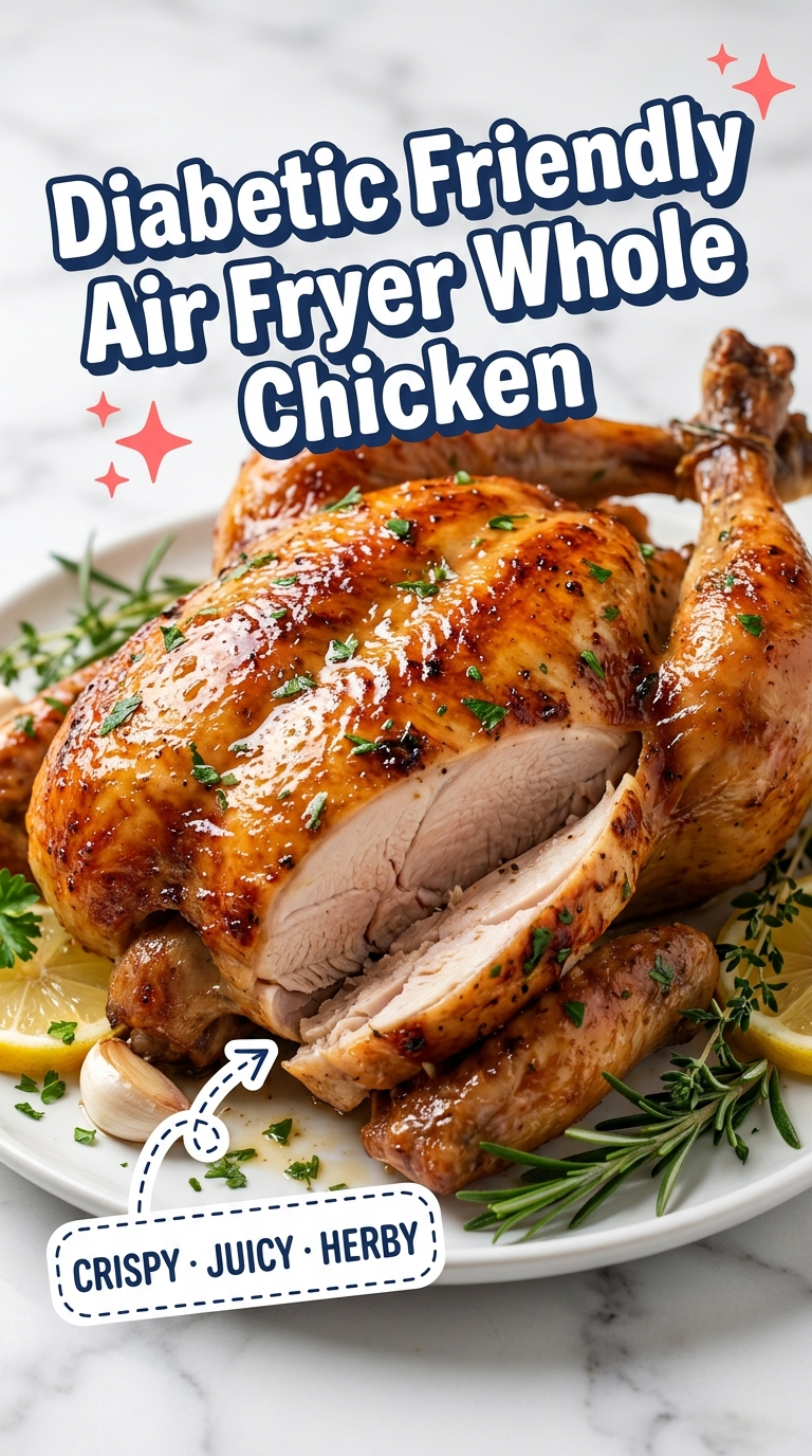 diabetic friendly air fryer whole chicken