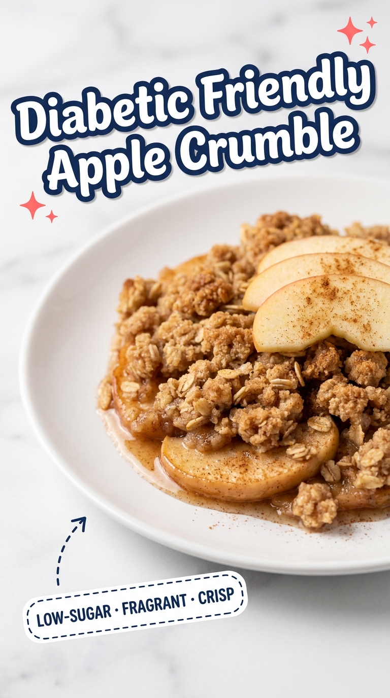 diabetic friendly apple crumble