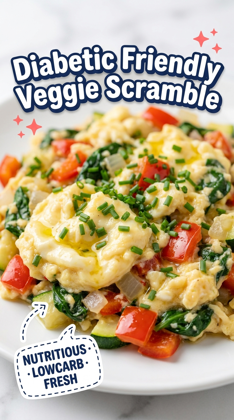 diabetic friendly veggie scramble
