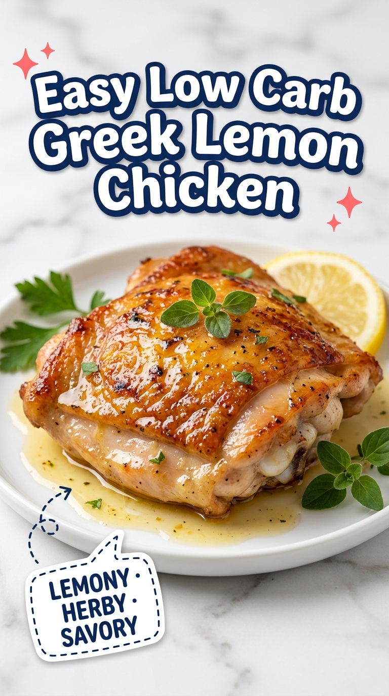 easy low carb greek lemon chicken