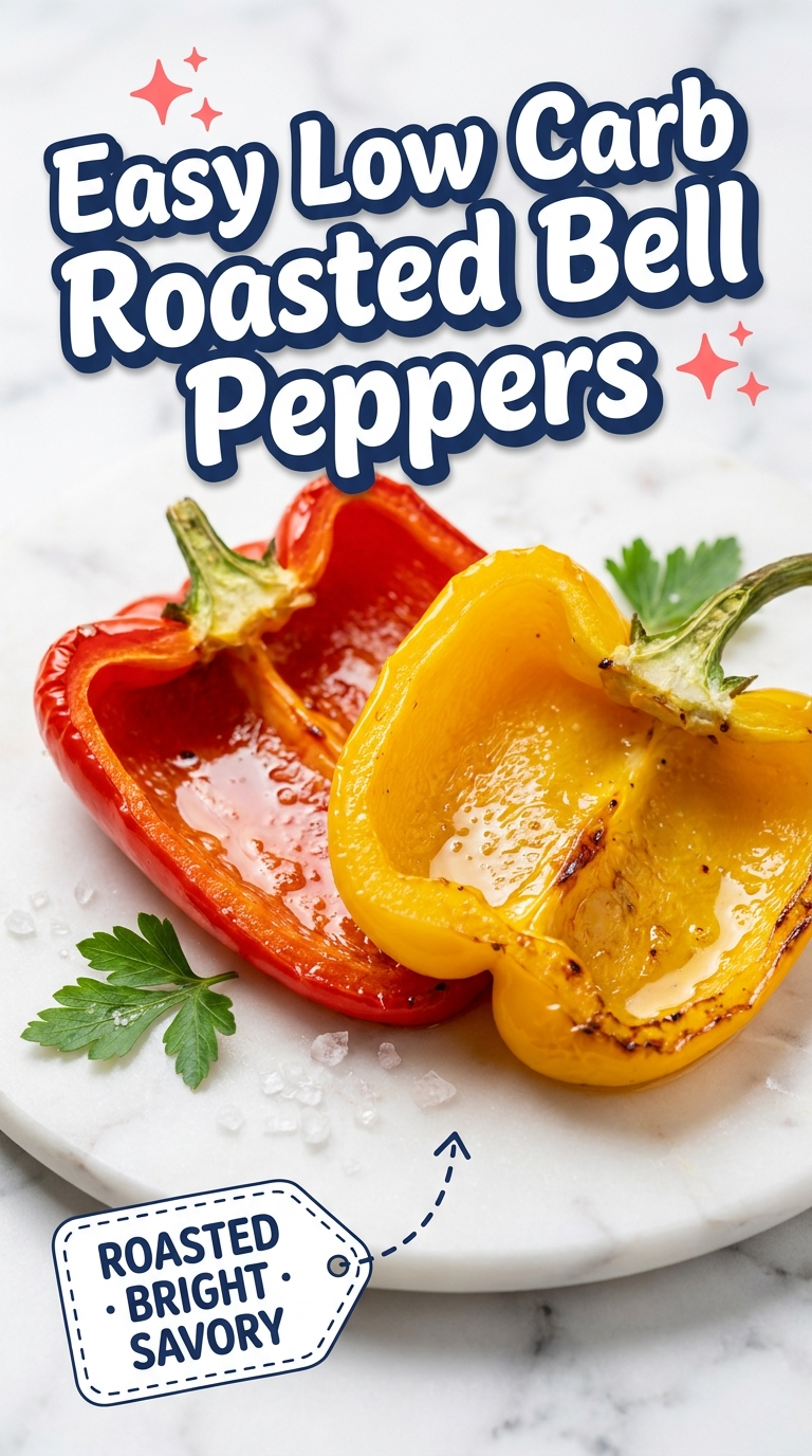 easy low carb roasted bell peppers