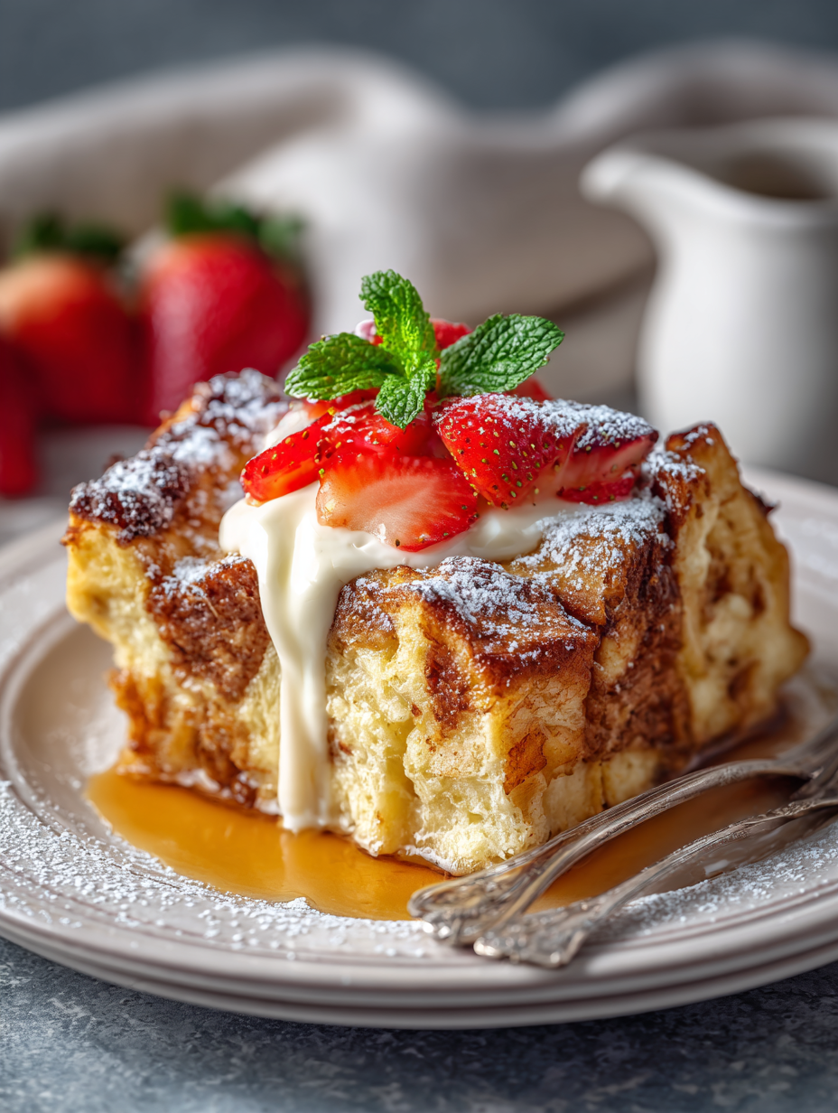 French Toast Casserole With Cream Cheese Recipe