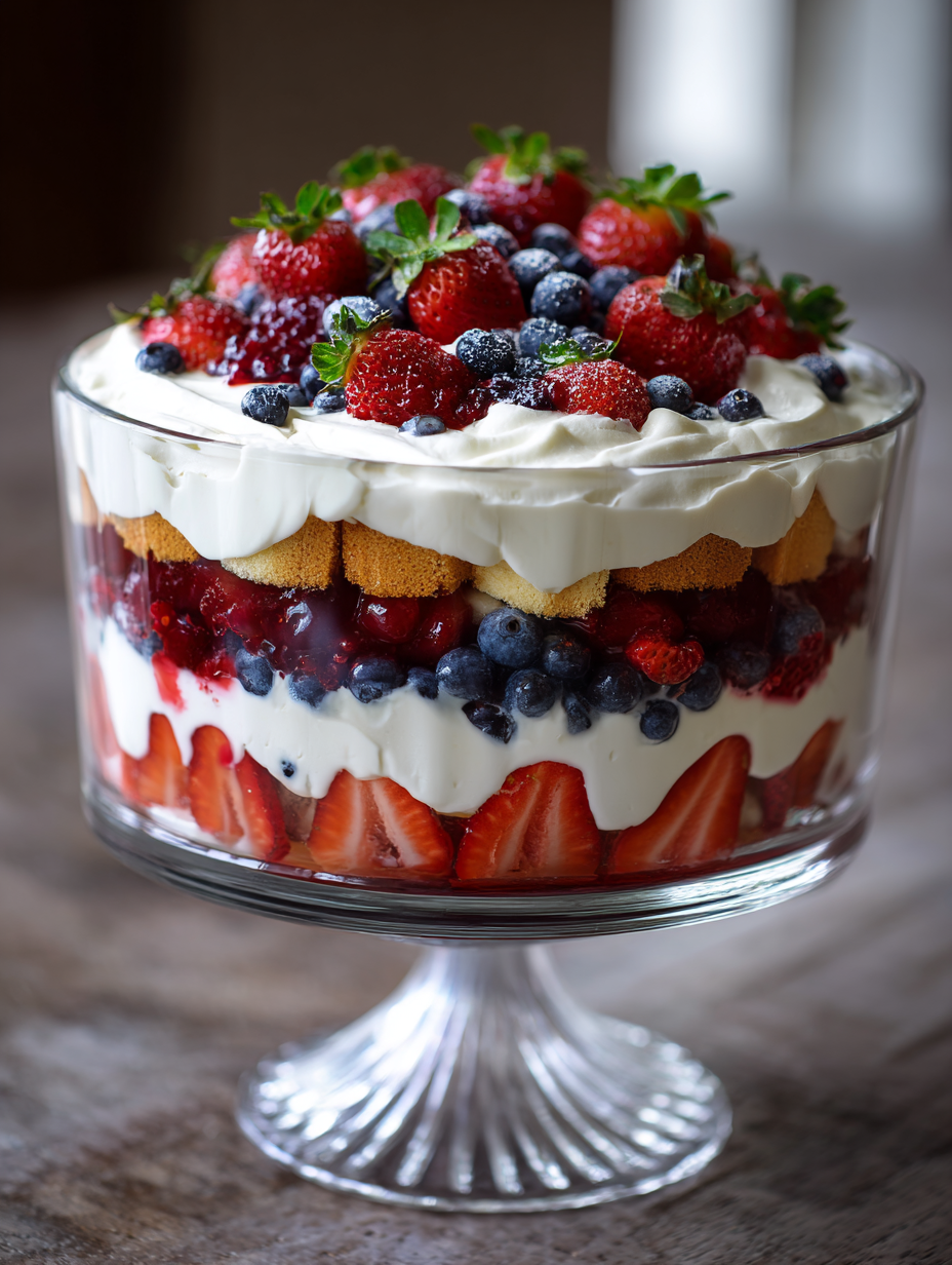 Fresh Berry Trifle Recipe