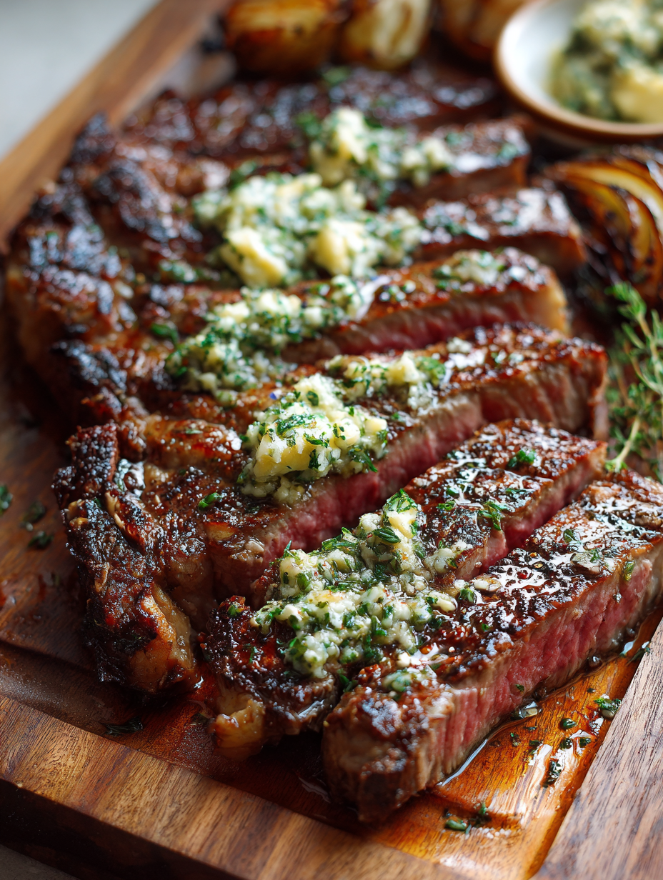 Garlic Butter Grilled Ribeye Recipe