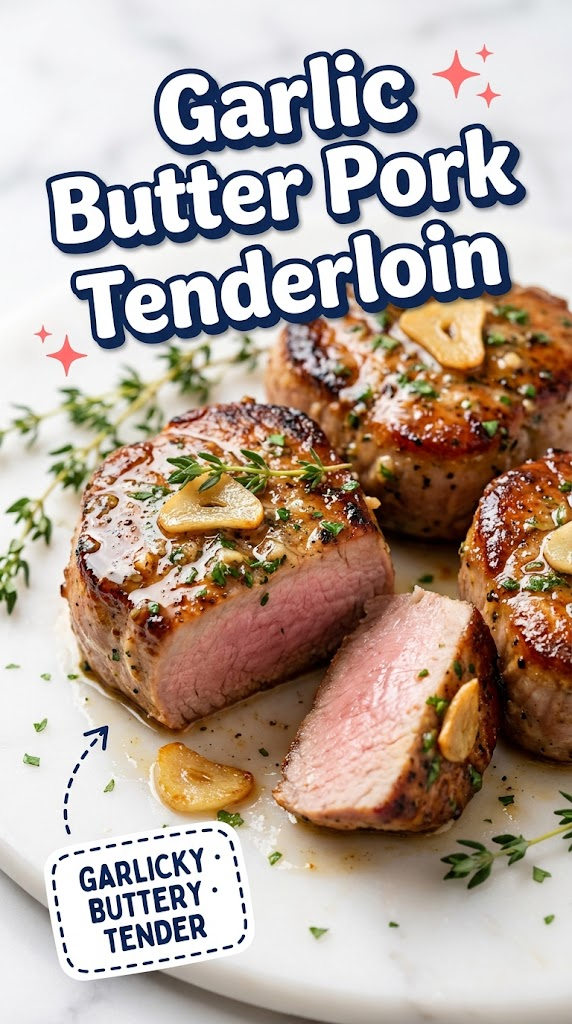 garlic butter pork tenderloin