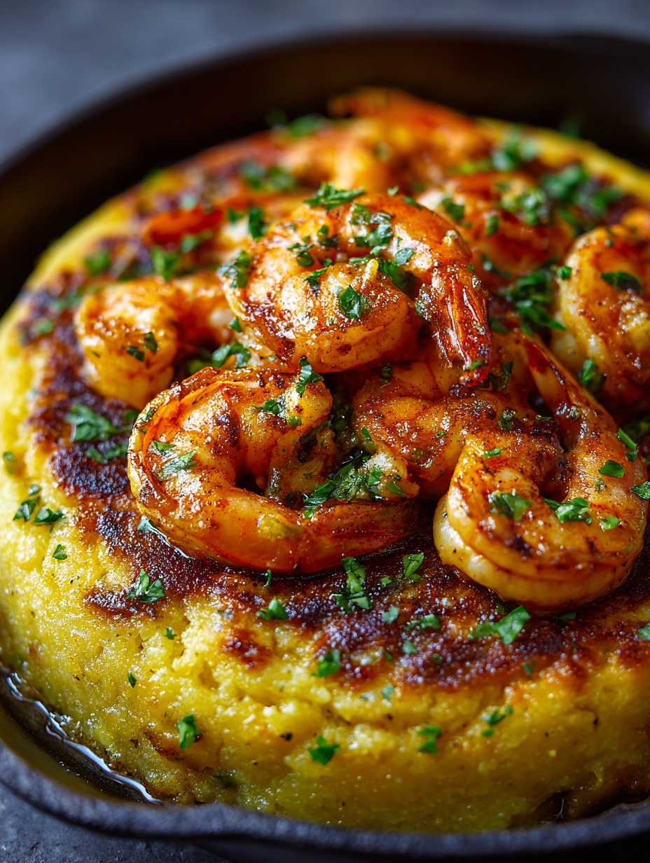 Garlic Shrimp Mofongo