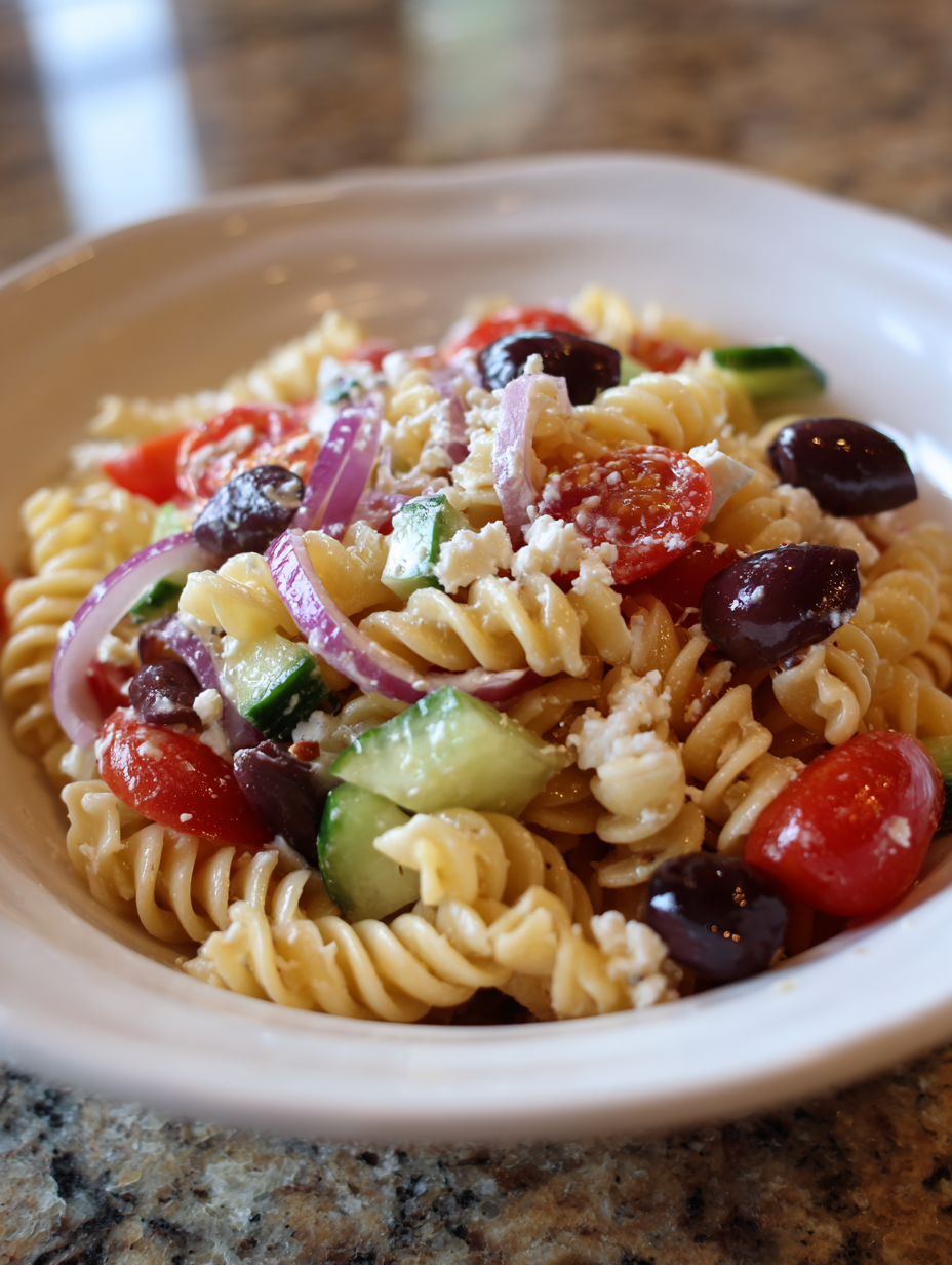 Greek Pasta Salad Recipe