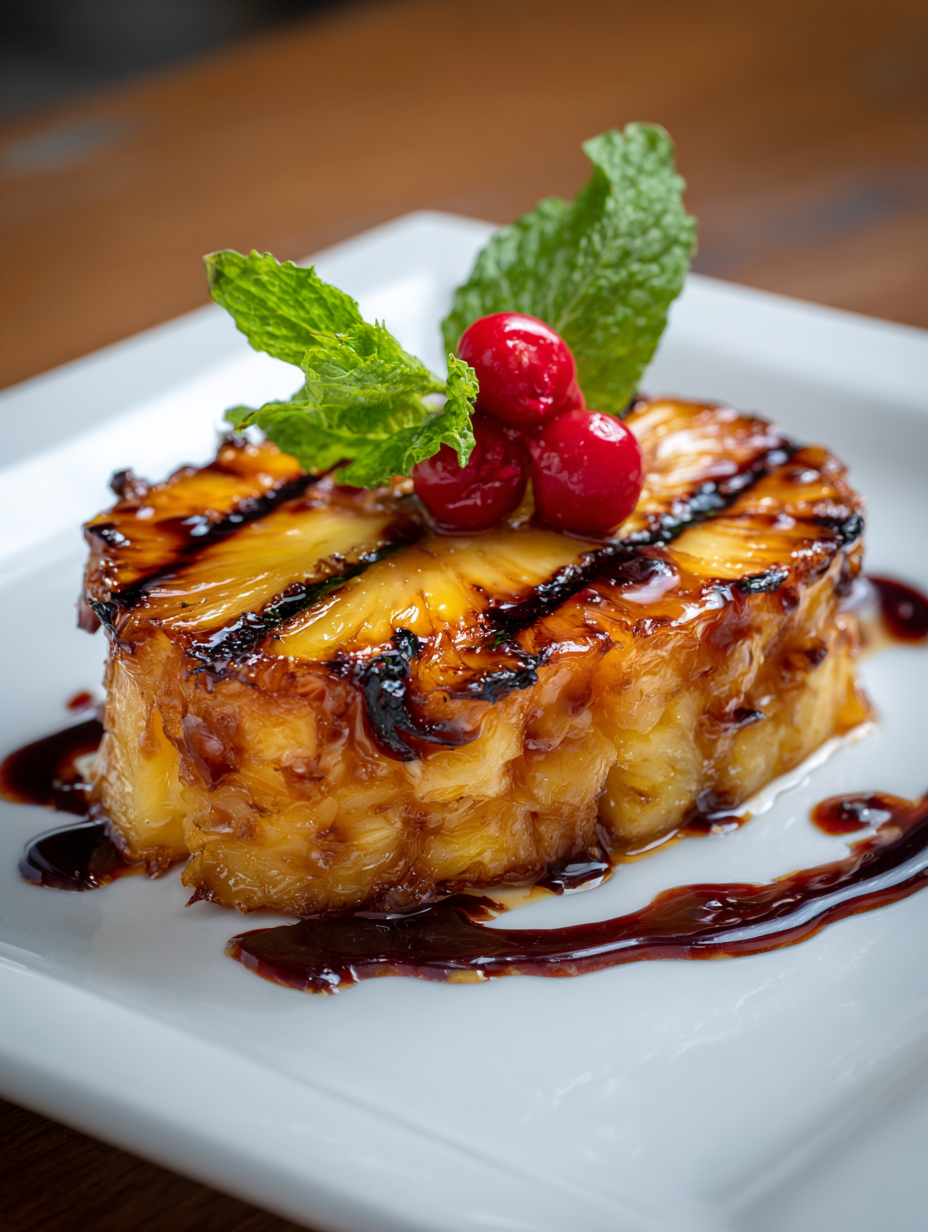 Grilled Pineapple Dessert Recipe