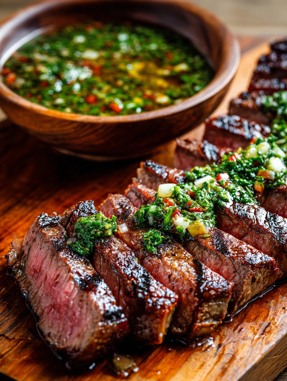 Grilled Steak With Chimichurri Recipe