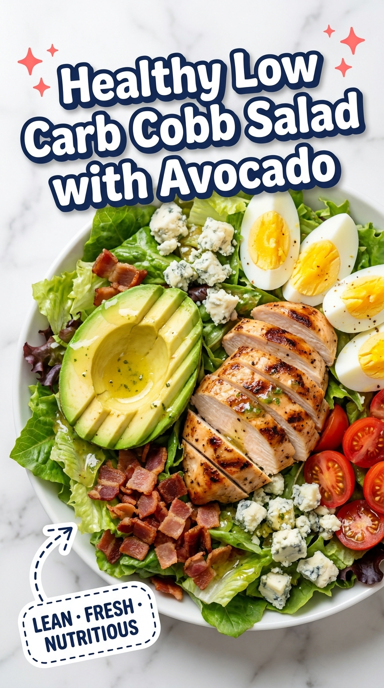 healthy low carb cobb salad