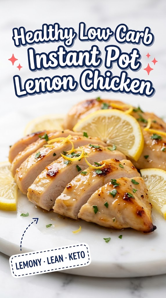 healthy low carb instant pot lemon chicken
