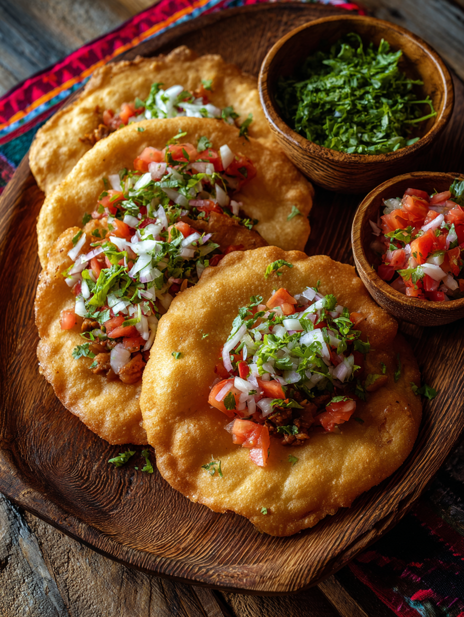 Homemade Navajo Taco (Indian Fry Bread)