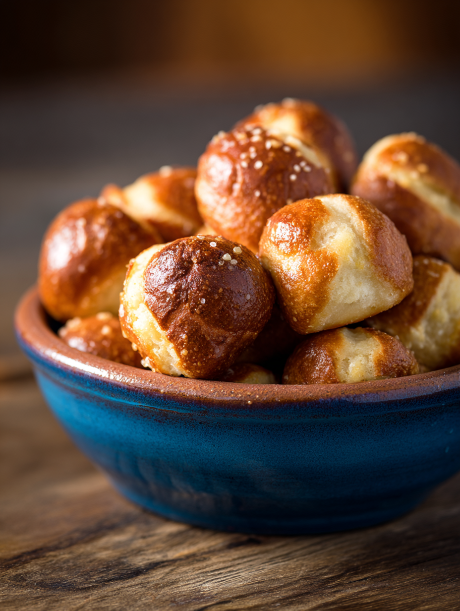Homemade Soft Pretzel Bites