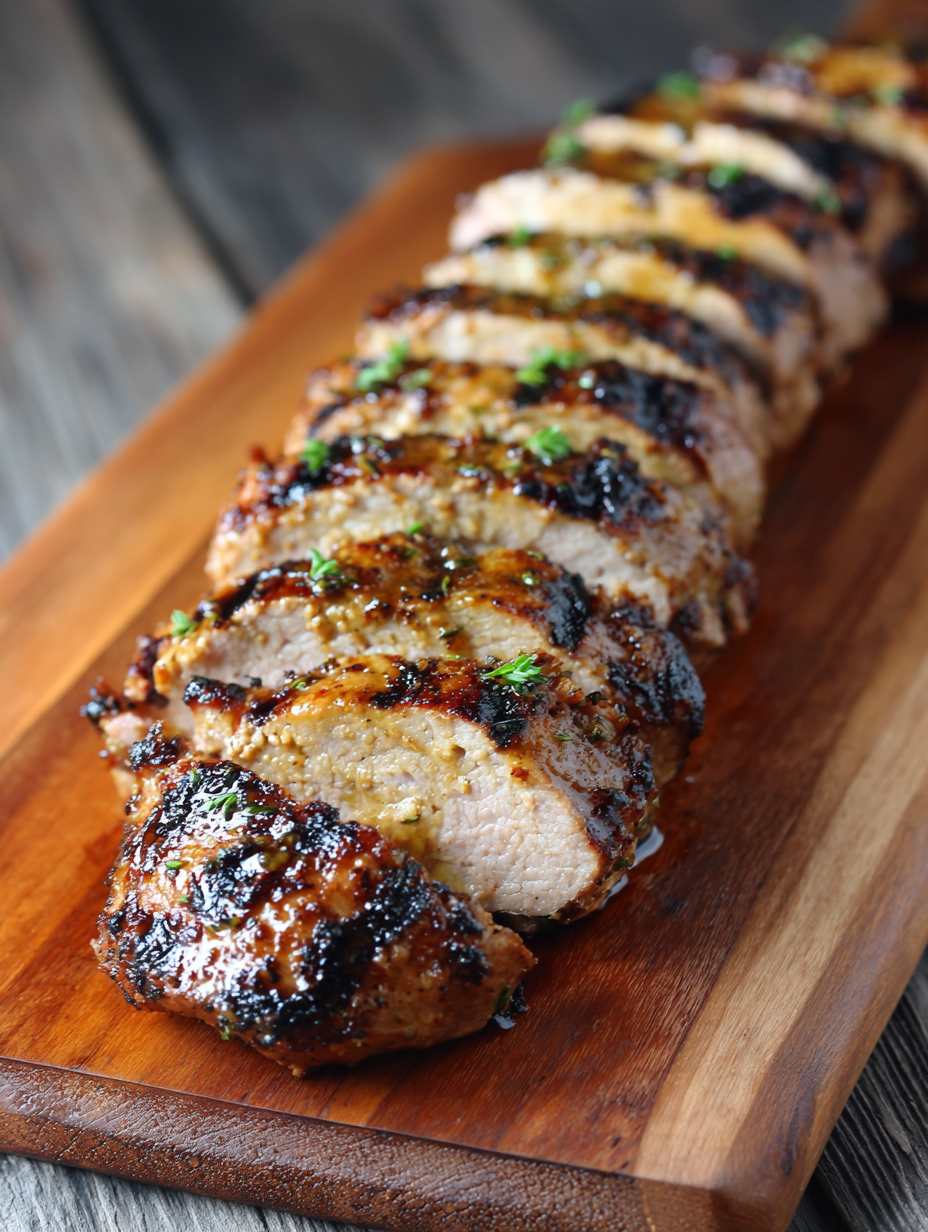 Honey Mustard Grilled Pork Tenderloin Recipe