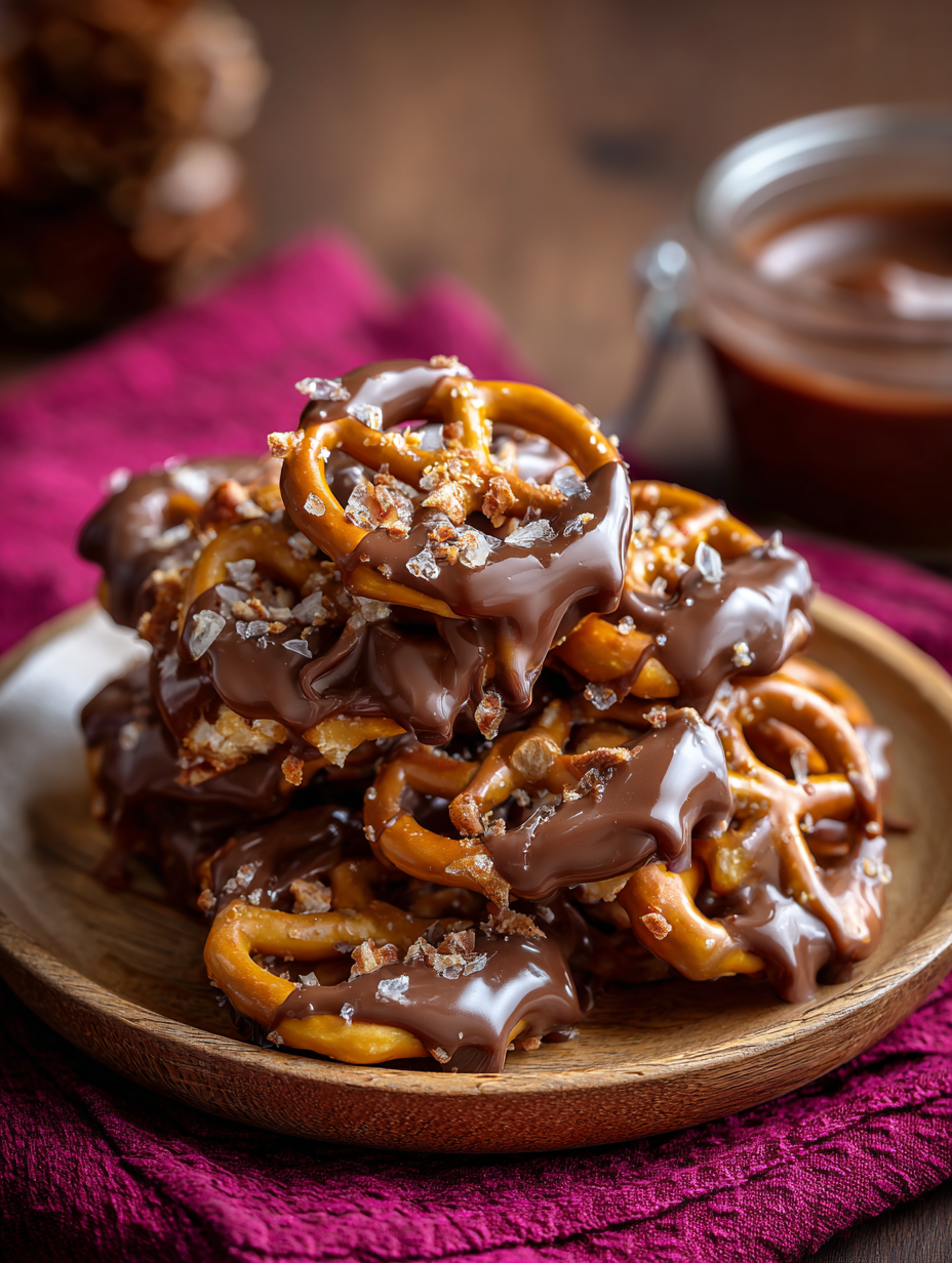 Indulgent Butter Toffee Pretzels