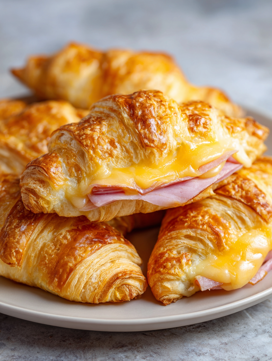 Irresistible Air Fryer Ham Cheese Croissants Recipe