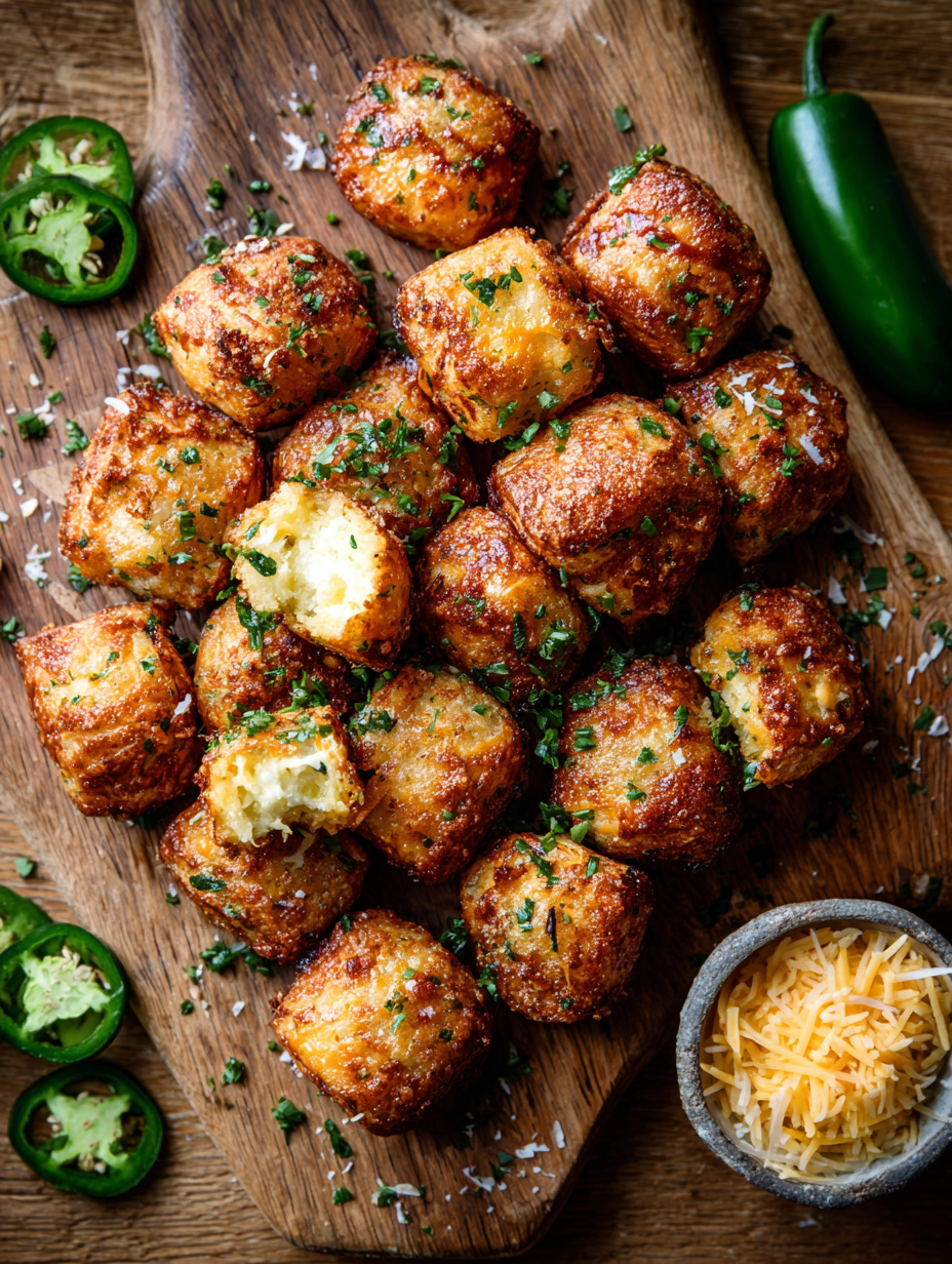 Jalapeño Cheddar Pretzel Bites
