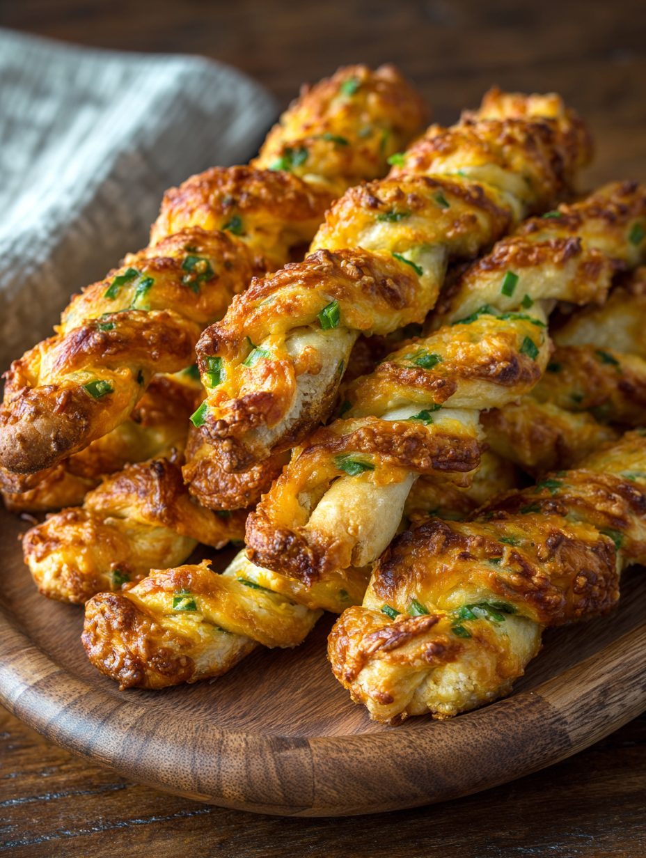 Jalapeno Cheddar Pretzel Twists Recipe
