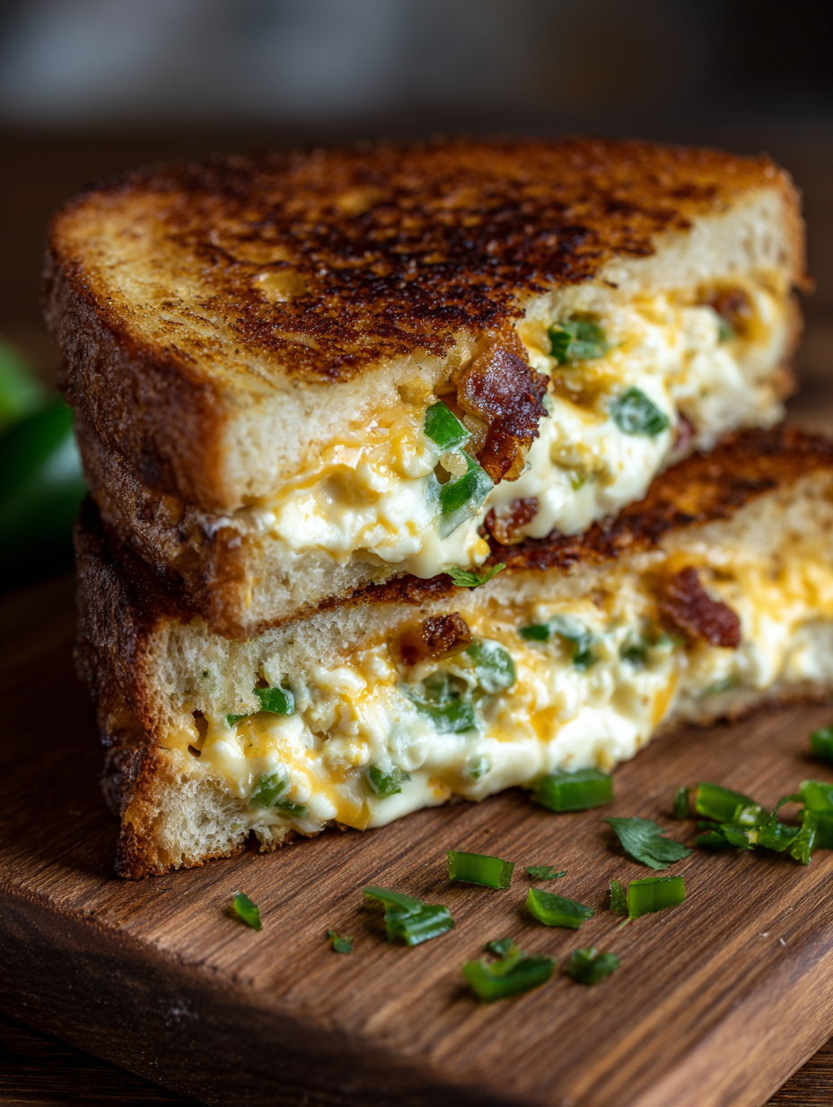 Jalapeno Popper Grilled Cheese