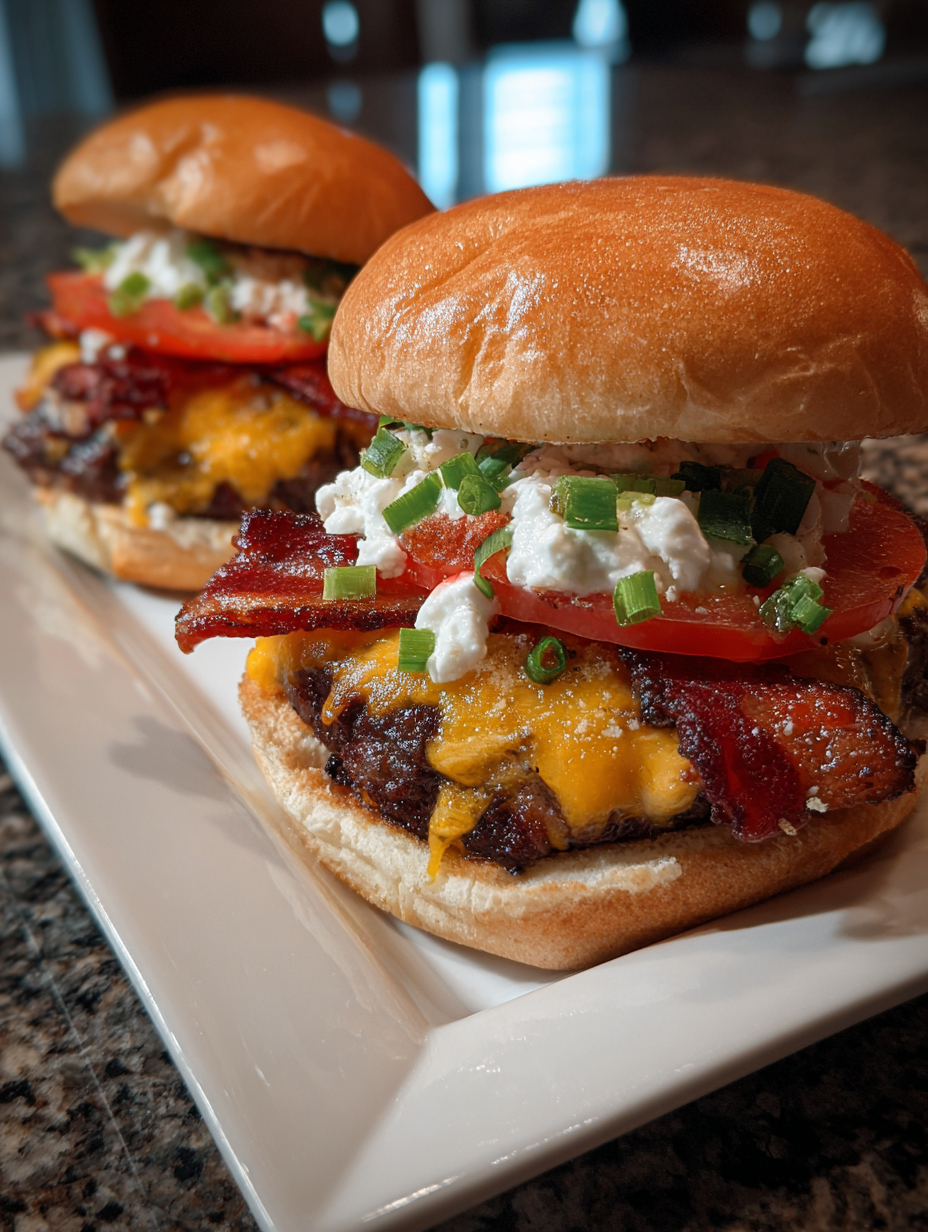 Juicy Jalapeño Popper Burgers