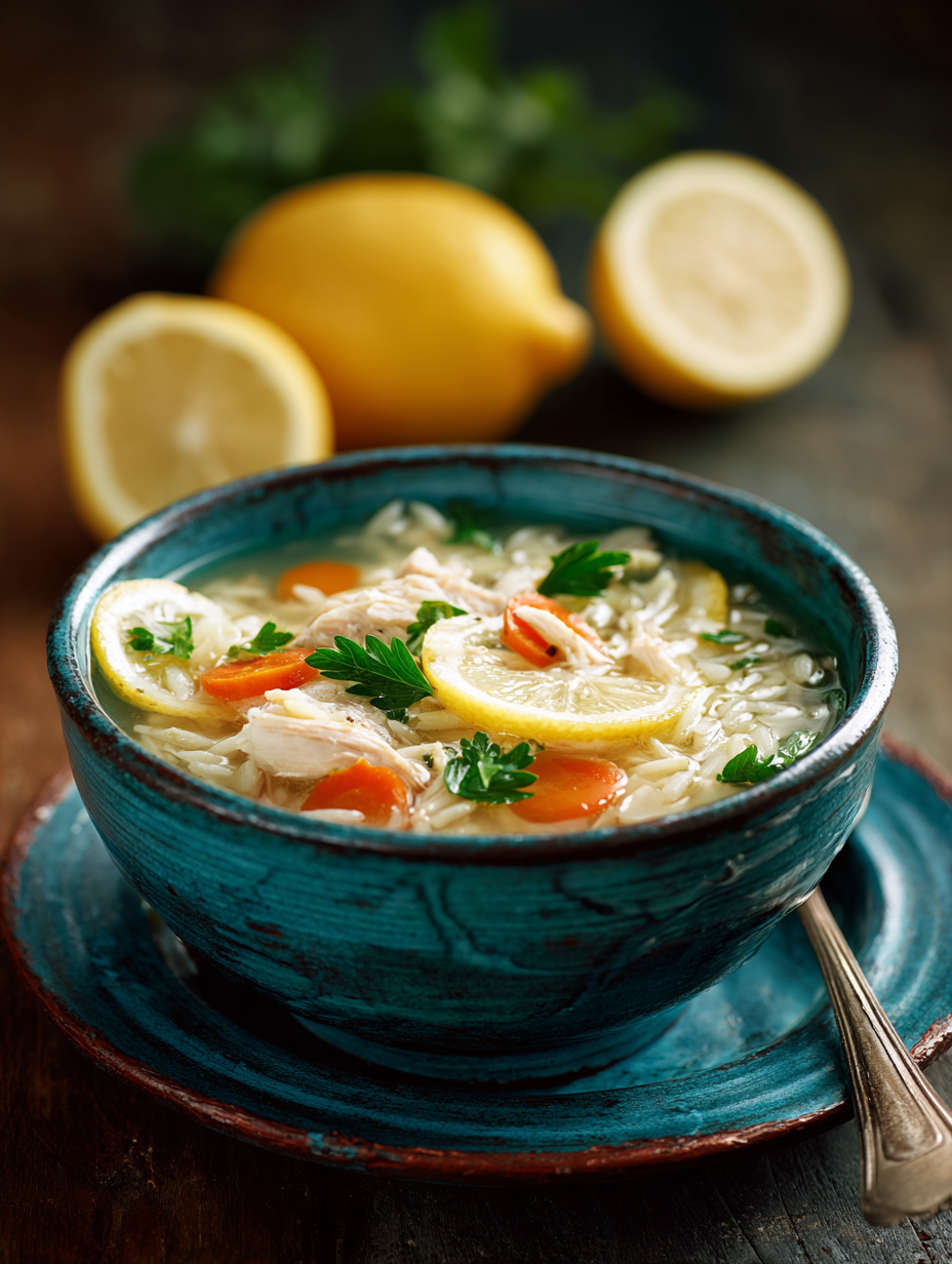 Lemon Orzo Chicken Soup Recipe
