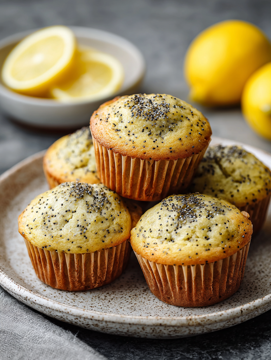 Lemon Poppy Seed Muffins Recipe