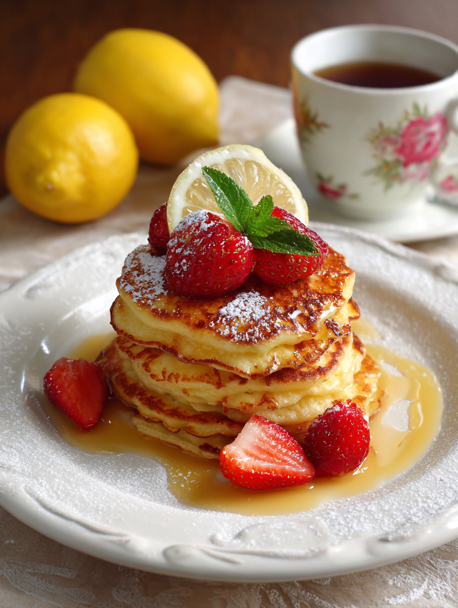 Lemon Ricotta Pancakes Recipe