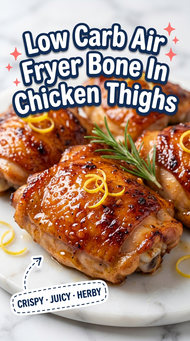 low carb air fryer bone in chicken thighs