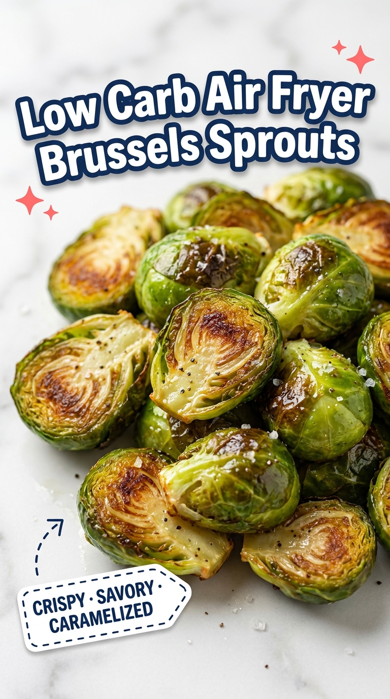 low carb air fryer brussels sprouts