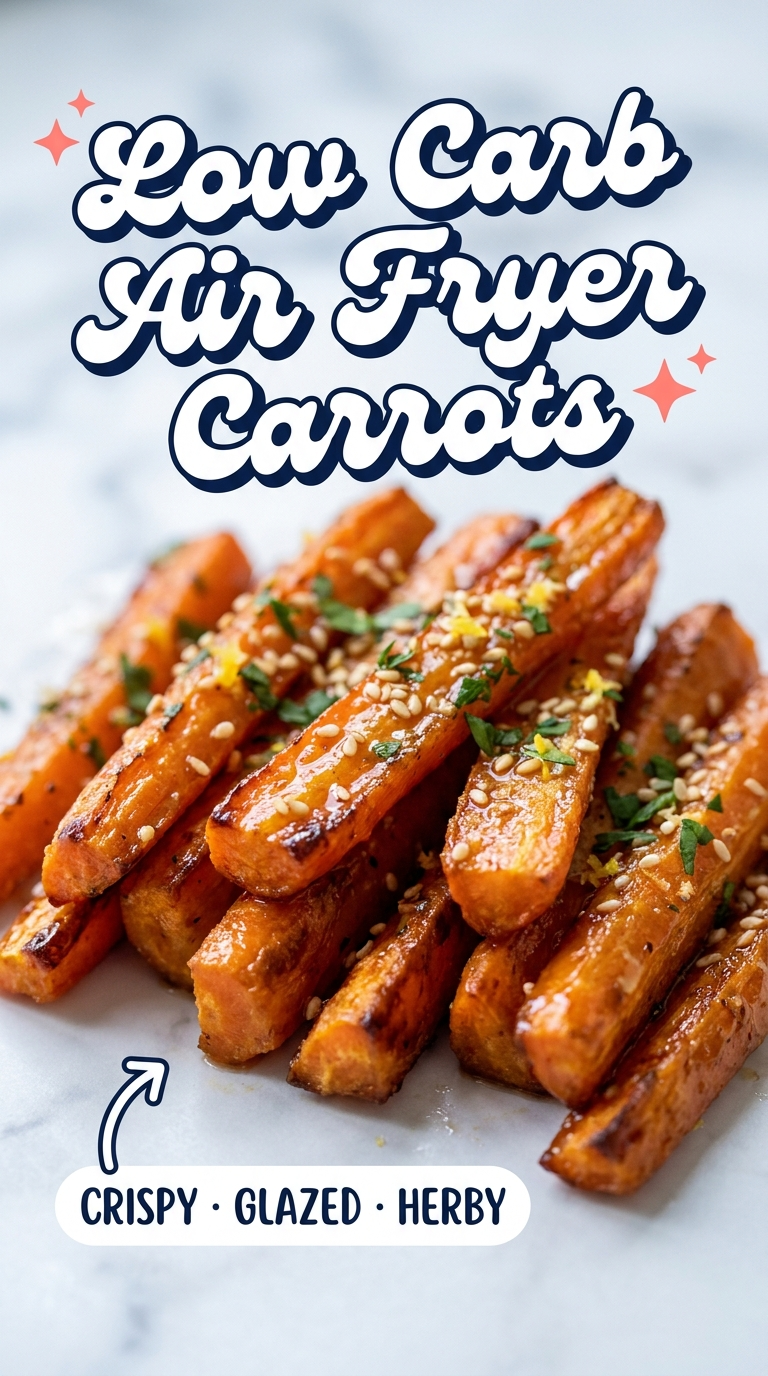 low carb air fryer carrots