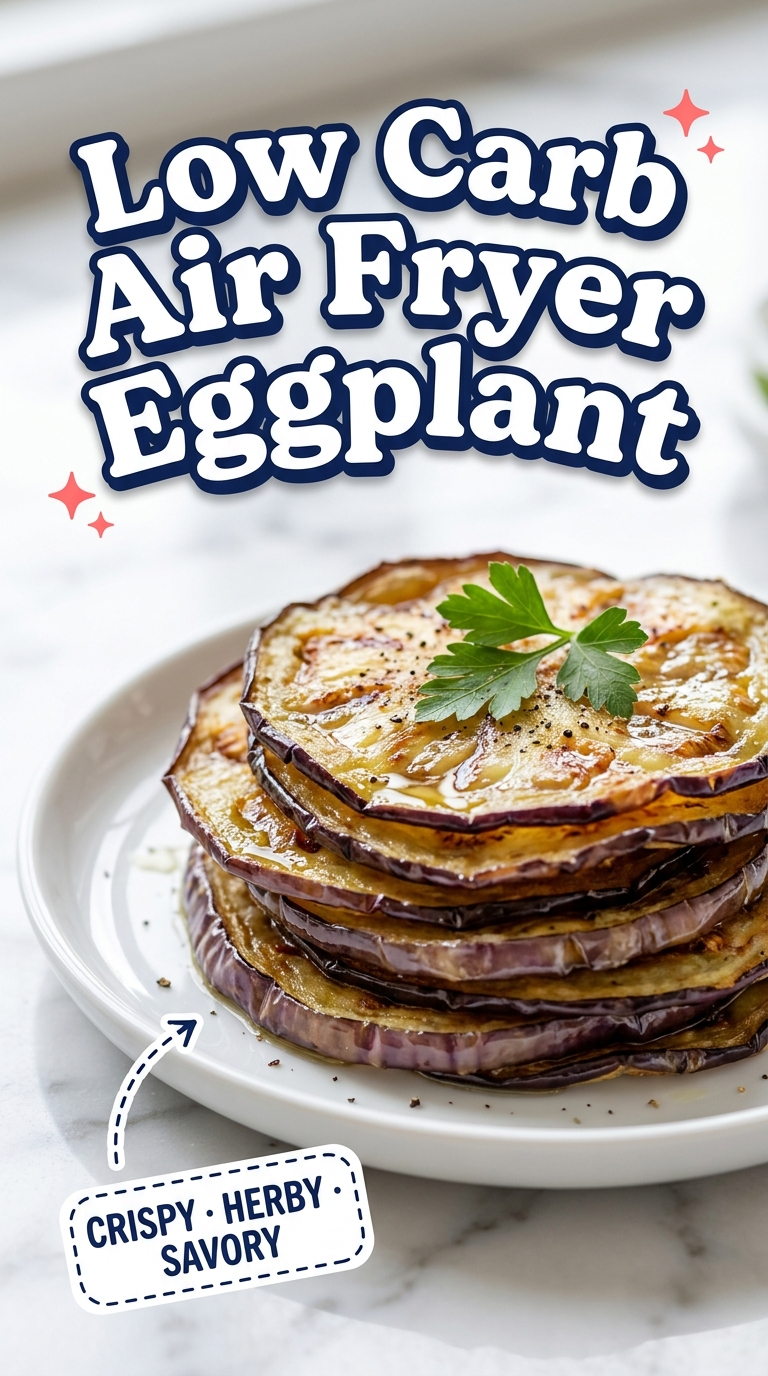 low carb air fryer eggplant
