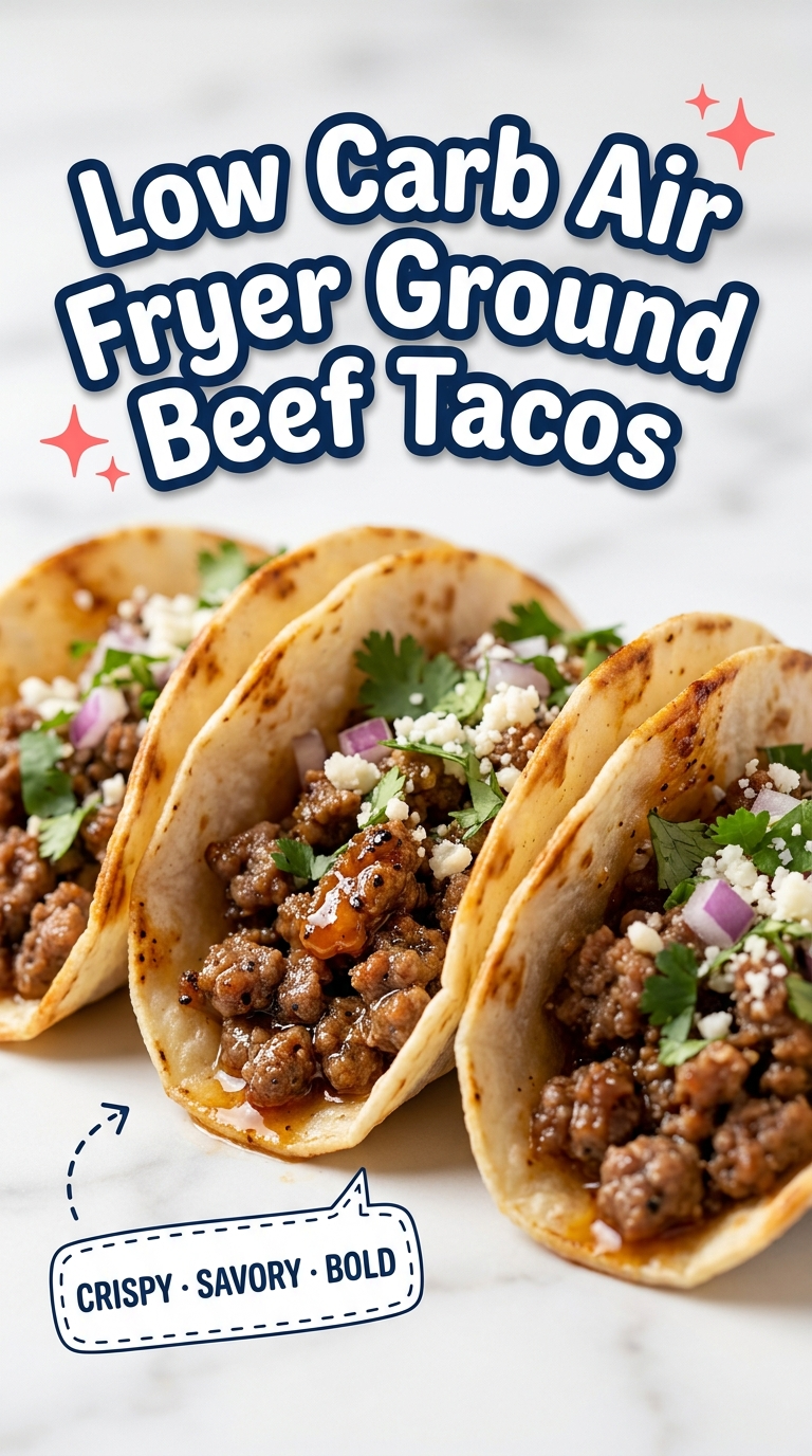 low carb air fryer ground beef